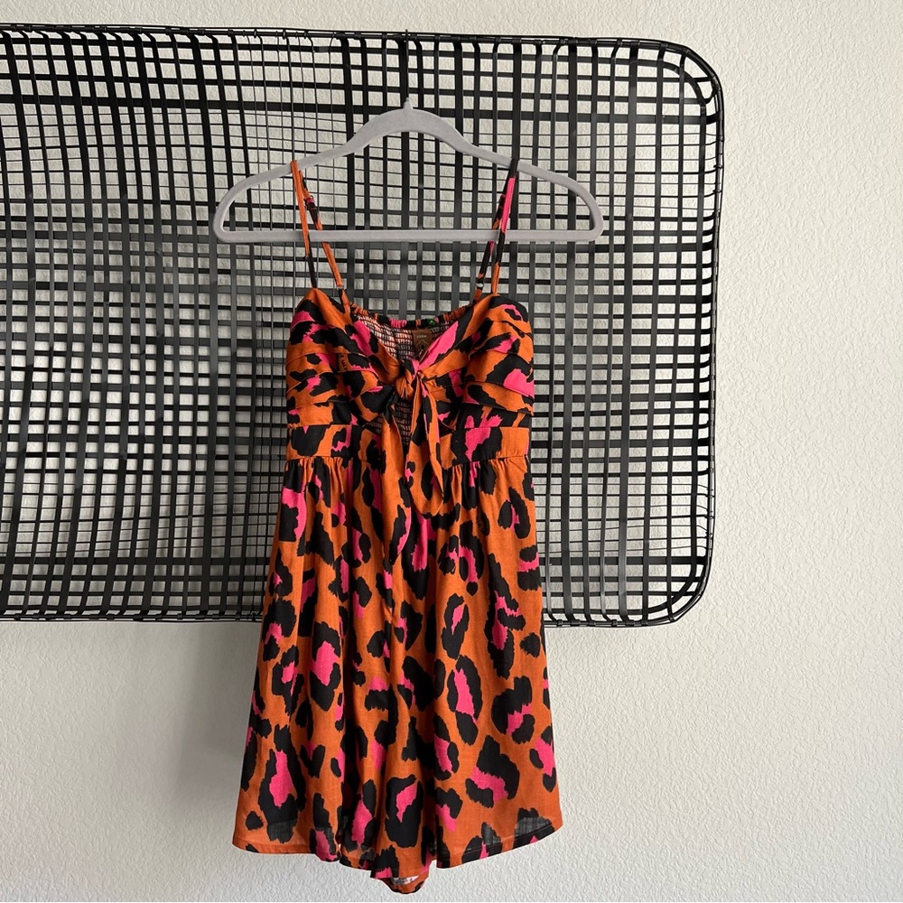 Farm Rio macaquinho leopard pop romper Brazil